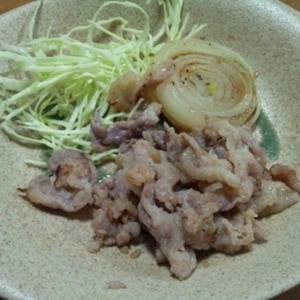 豚肉生姜塩麹焼き